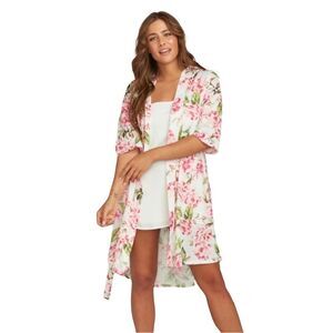 Show Me Your MuMu Brie "Garden of Blooms" Lightweight‎ Short Robe